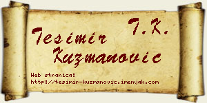 Tešimir Kuzmanović vizit kartica
